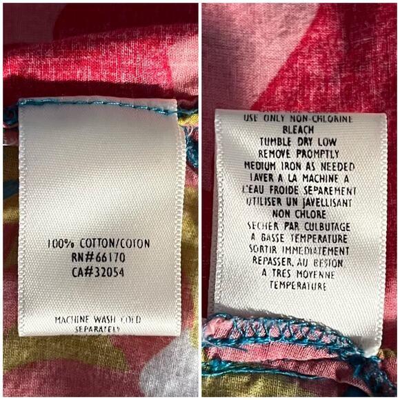 Anthropologie Porridge Floral Wrap Dress Women's M Colorful Tropical Resortwear - Picture 12 of 15